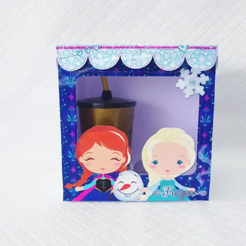 Cx Porta Ovo e Copo Frozen Cute