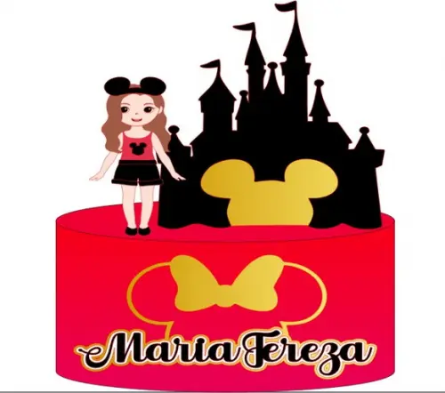 Topo Menina Disney