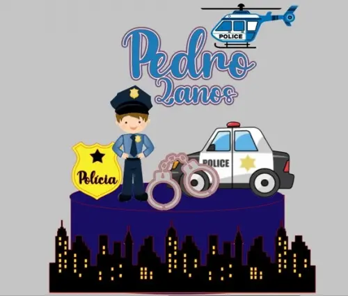 Topo de Policia Menino