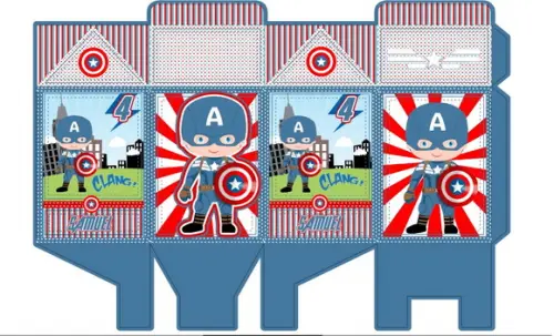 Cx Milk Capitao America Cute