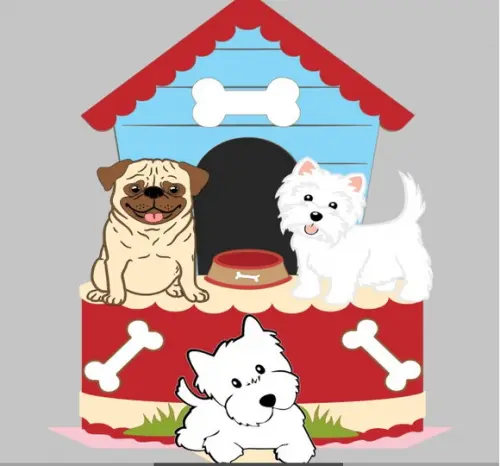 Topo de Bolo Pets Dog 2