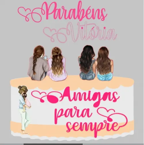 Topo Amigas para Sempre