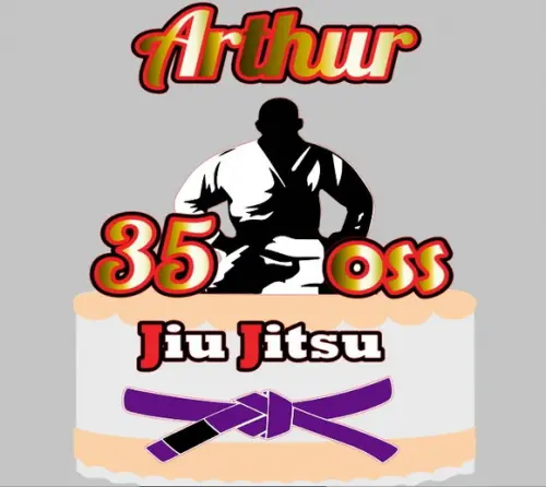 Topo de Bolo Jiu Jitsu 3