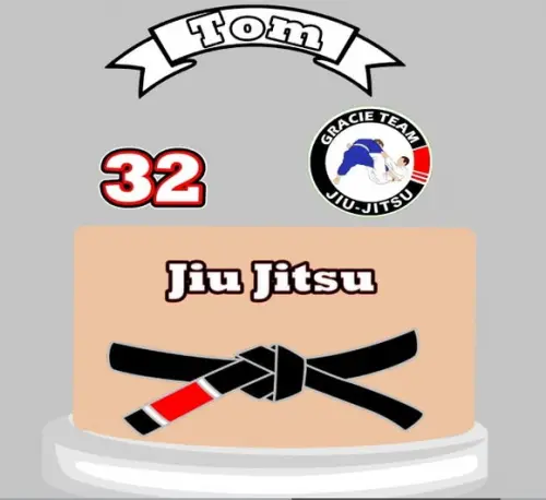 Topo de Bolo Jiu Jitsu