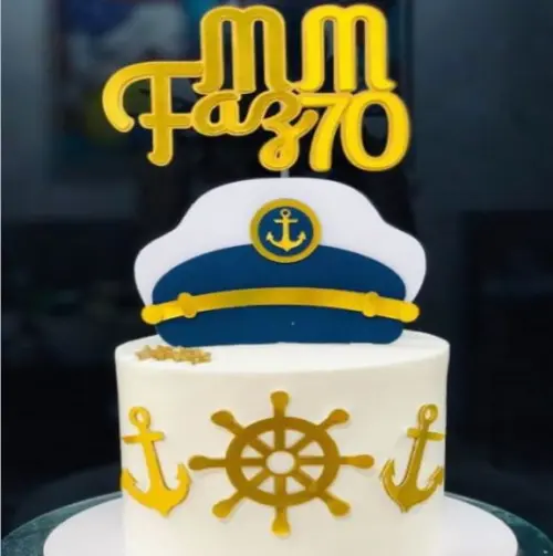 Topo de Bolo Marinheiro Quepe