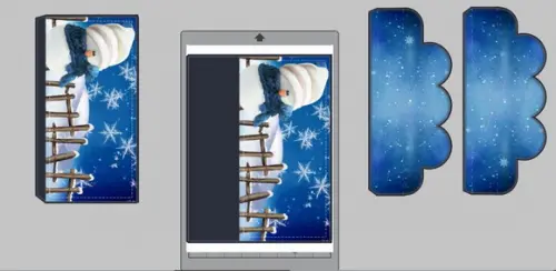 Embalagem Caixa de Bombom Happy Winter
