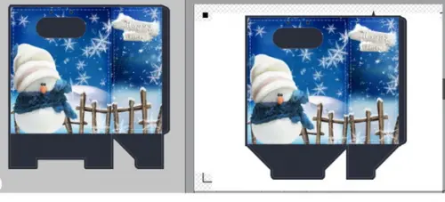 Sacola Presente Happy Winter