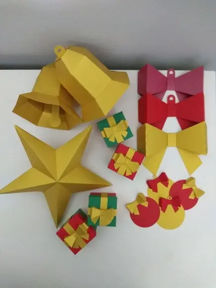 Kit Enfeites de Natal 3d