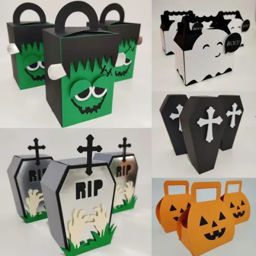 Caixas para o Halloween em pdf e V3