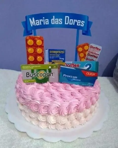 Topo de Bolo Maria das Dores