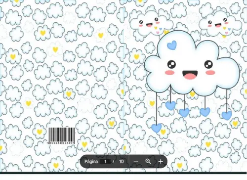 Revista de Colorir Nuvem em pdf