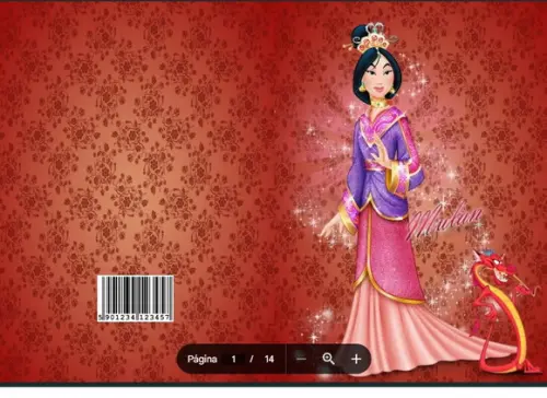 Revista de Colorir Mulan em pdf