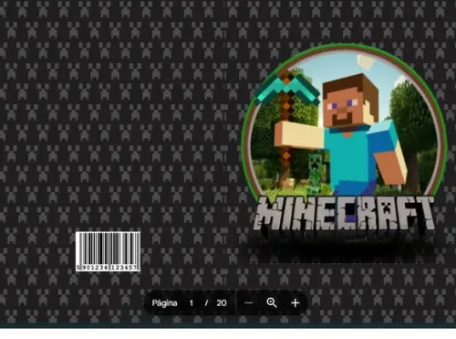Revista de Colorir Minecraft em pdf