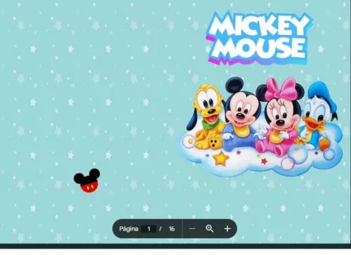 Revista de Colorir Mickey Babys em pdf