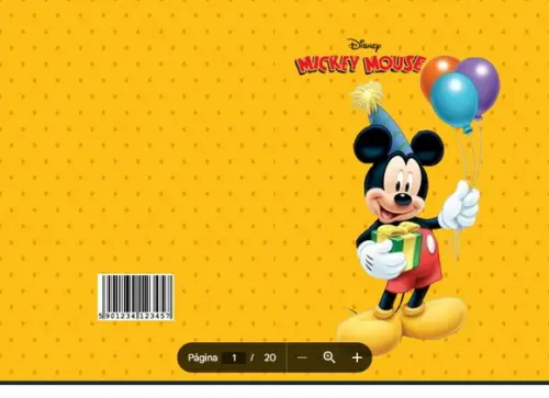 Revista de Colorir Mickey Mouse em pdf