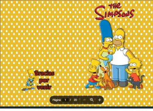 Revista de Colorir os Simpsons em pdf