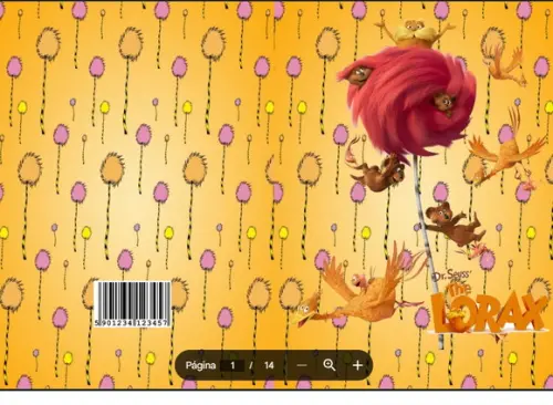 Revista de Colorir Lorax em pdf