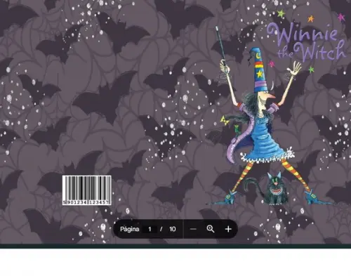 Revista de Colorir Bruxa Winnie em pdf