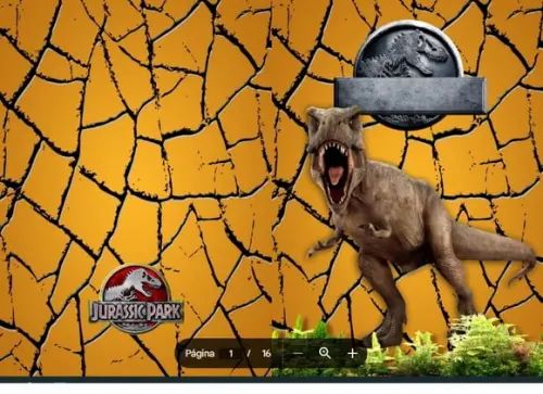 Revista de Colorir Jurassic Park em pdf