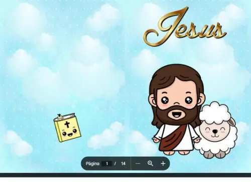 Revista de Colorir Jesus em pdf