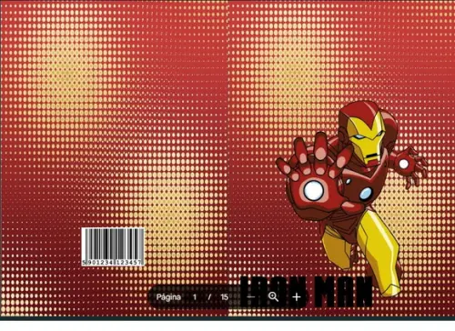 Revista de Colorir Iron Man em pdf