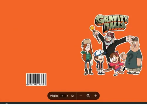 Revista de Colorir Gravity Falls em pdf