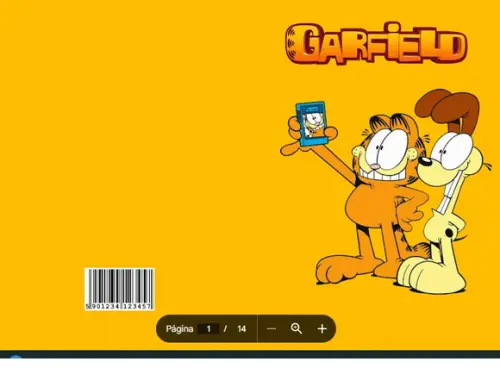 Revista de Colorir Garfield em pdf