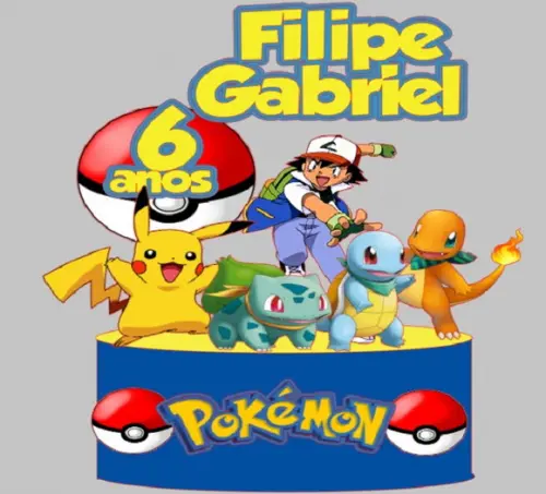 Topper Pokemon Luxo