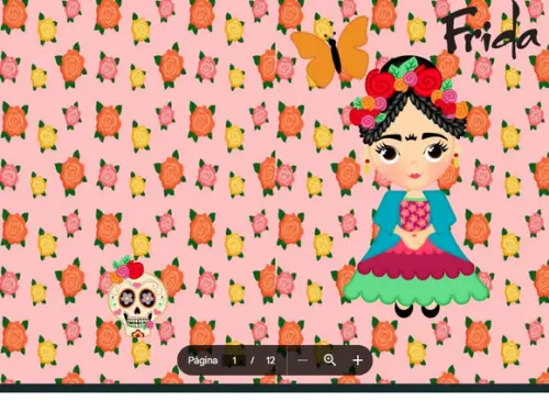 Revista de Colorir Frida em pdf
