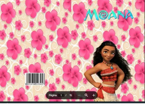 Revista de Colorir Moana em pdf