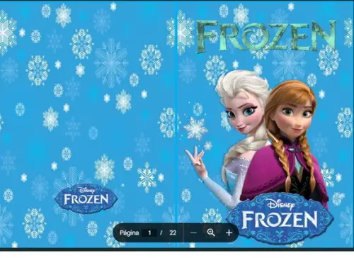 Revista de Colorir Frozen em pdf