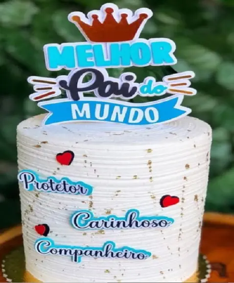 Topper Melhor Pai do Mundo