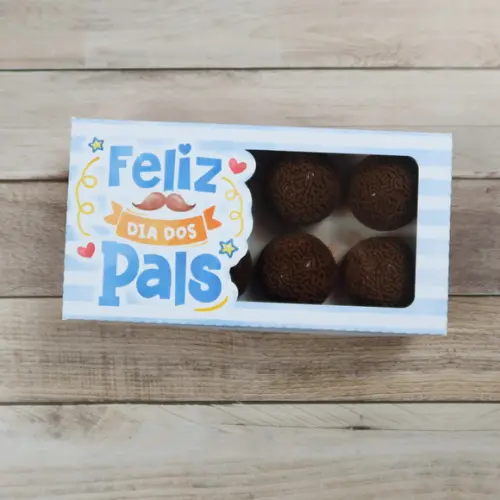 Caixa para 8 Doces Dia dos Pais 2023