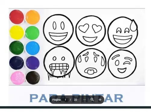Revista de Colorir Emoji 2 em pdf