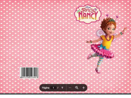 Revista de Colorir Fancy Nancy em pdf