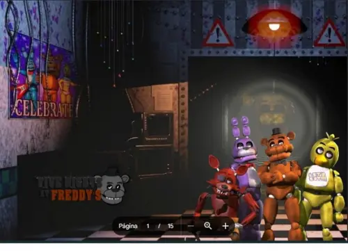 Revista de Colorir Five Nights em pdf