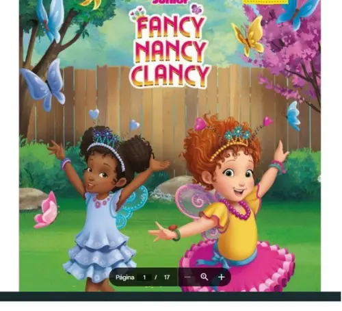 Revista de Colorir Fancy Nancy 2 em pdf
