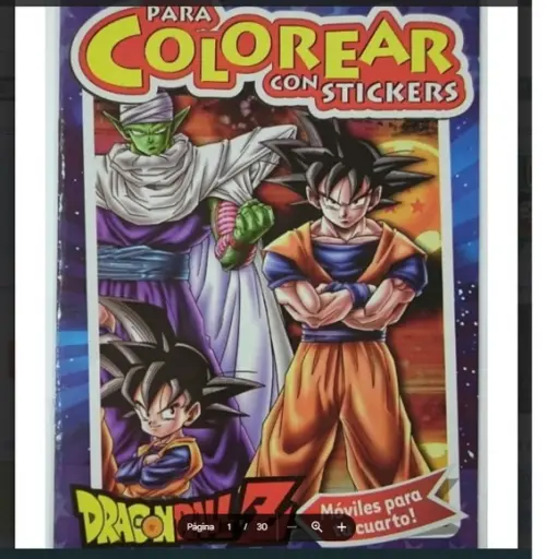 Revista de Colorir Dragon Ball Z em pdf