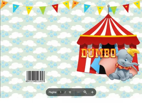 Revista de Colorir Dumbo em pdf