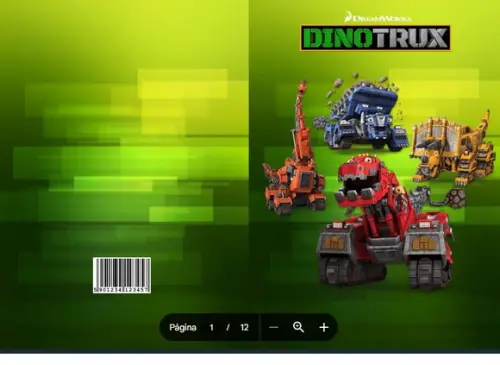 Revista de Colorir Dino Trux em pdf