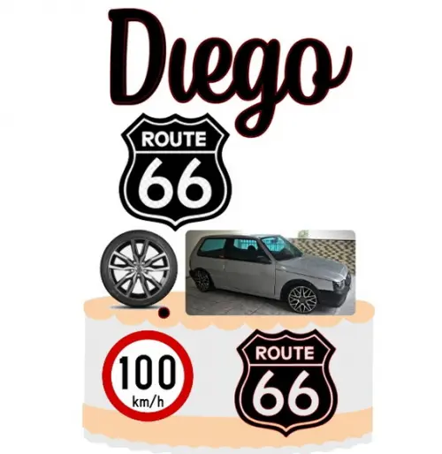 Topo de Bolo Carro