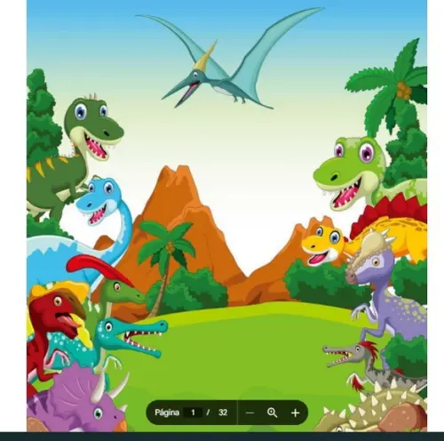 Revista de Colorir Dinossauro em pdf