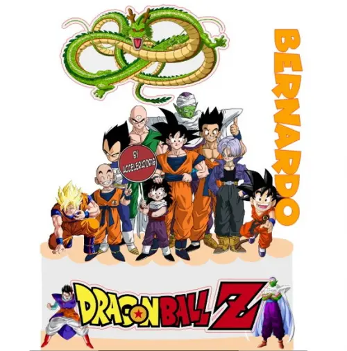 Topo de Bolo Dragonball Z
