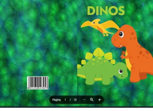 Revista de Colorir Dino Baby em pdf