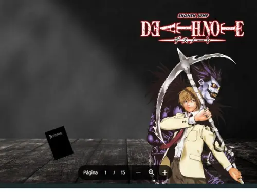 Revista de Colorir Death Note em pdf