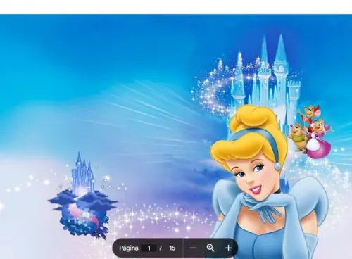 Revista de Colorir Cinderela em pdf