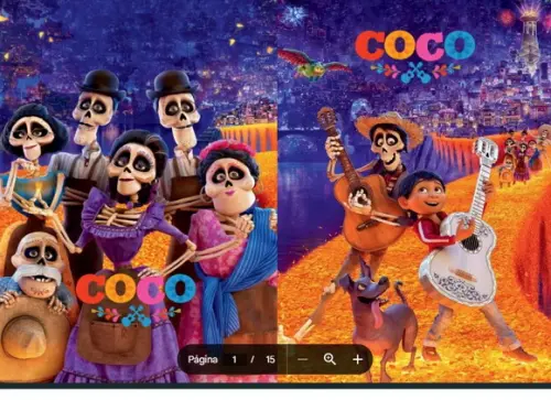 Revista de Colorir Coco em pdf