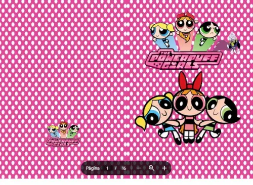 Revista de Colorir Super Poderosas em Pdf