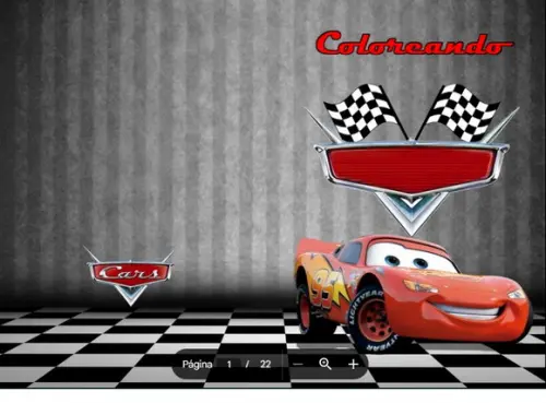 Revista de Colorir Carros em Pdf