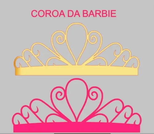Coroa da Barbie